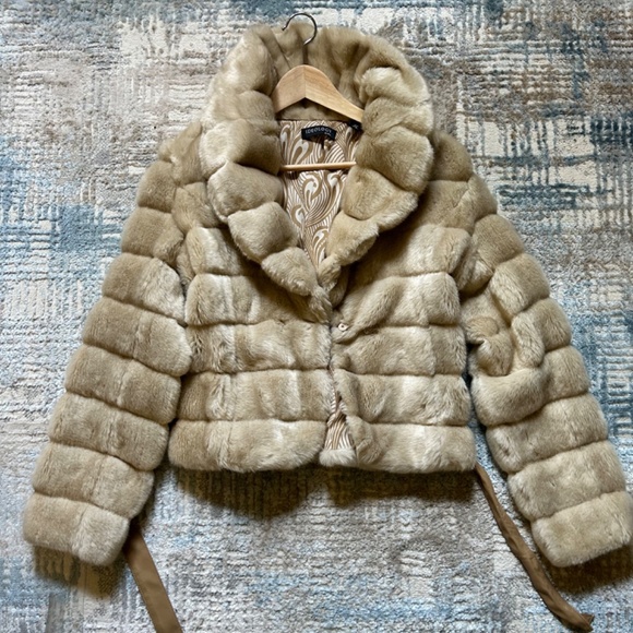 Petite S Ideology Faux Fur Jacket Gorgeous - Picture 3 of 9
